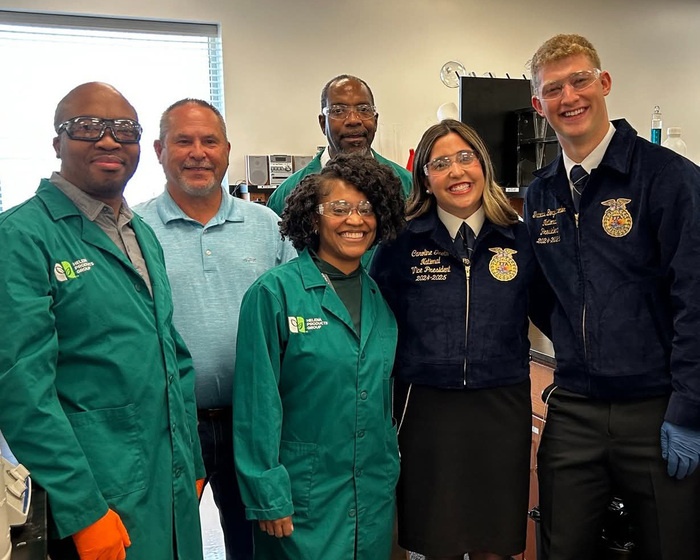 FFA National Officers Dive into the World of Product Formulation at the HPG Innovation Lab
