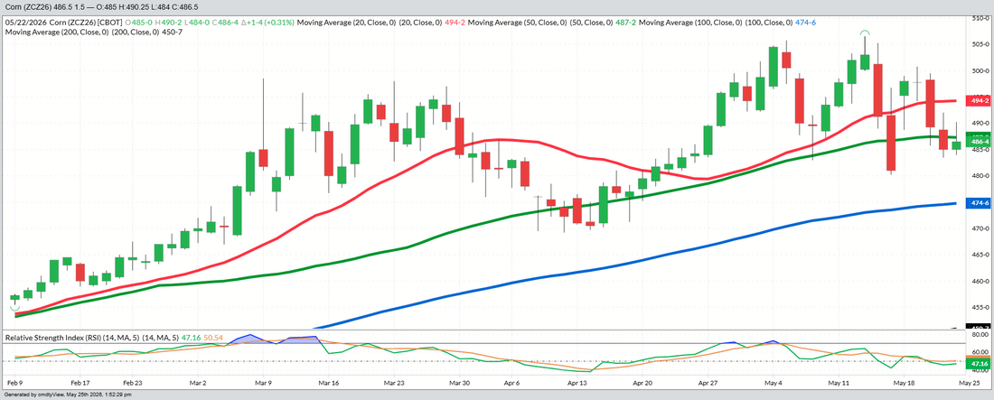 December Corn – Daily